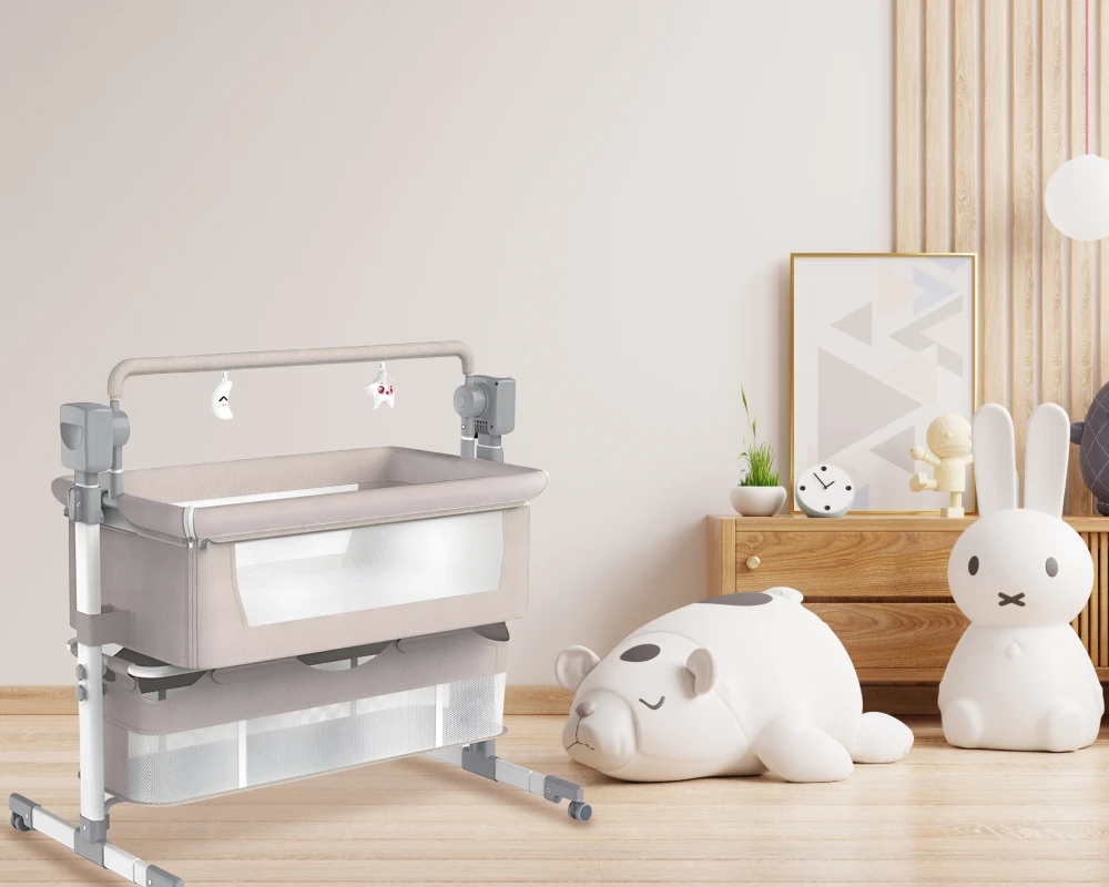 rocking bedside bassinet