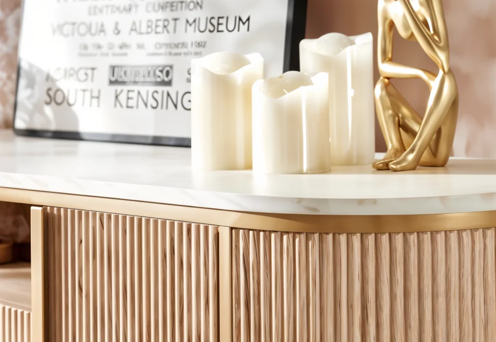 electric fireplace console