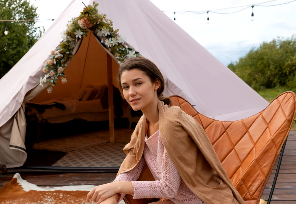 white teepee tent