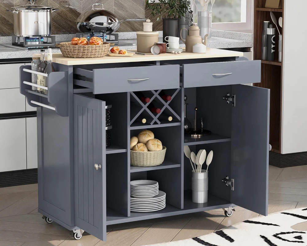 small portable kitchen island
