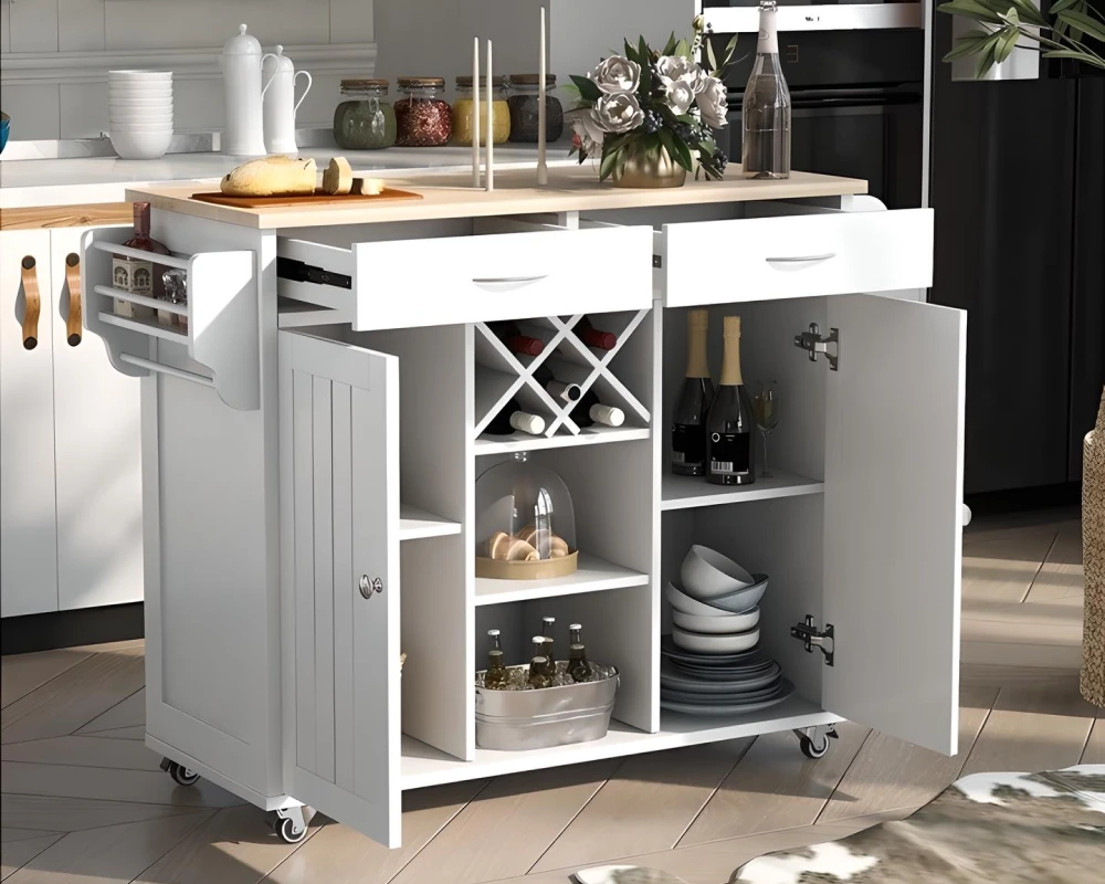 kitchen island with bar seating