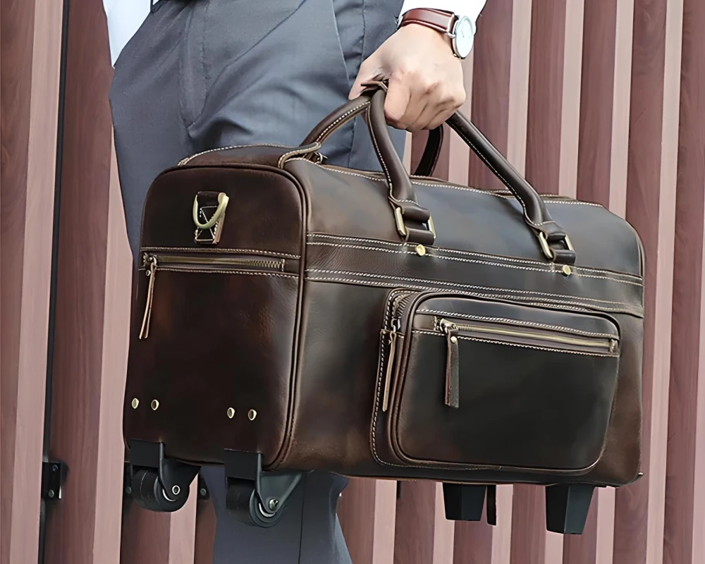 wheeled luggage bags