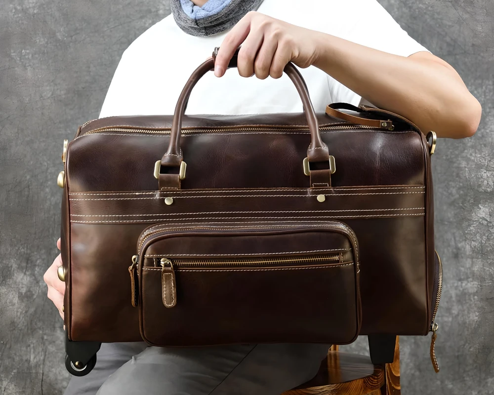 two wheeled carry on luggage