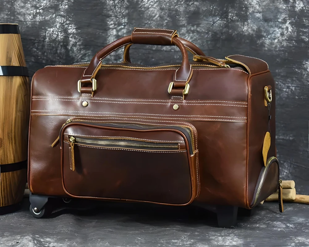 vintage trolley luggage